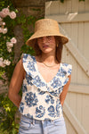 Blouse Venise bleu