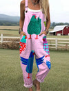 Birdie | Playful Hens & Birds Dungarees